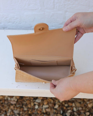 Waverly Clutch - Natural - KJ Clothier