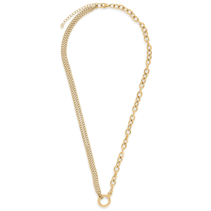 Ellie Vail Jewelry - Jasper Multi Chain Necklace - Gold