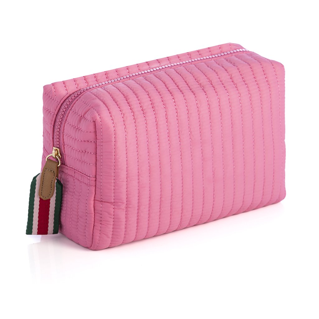 Shiraleah - Ezra Large Boxy Cosmetics Pouch - Pink