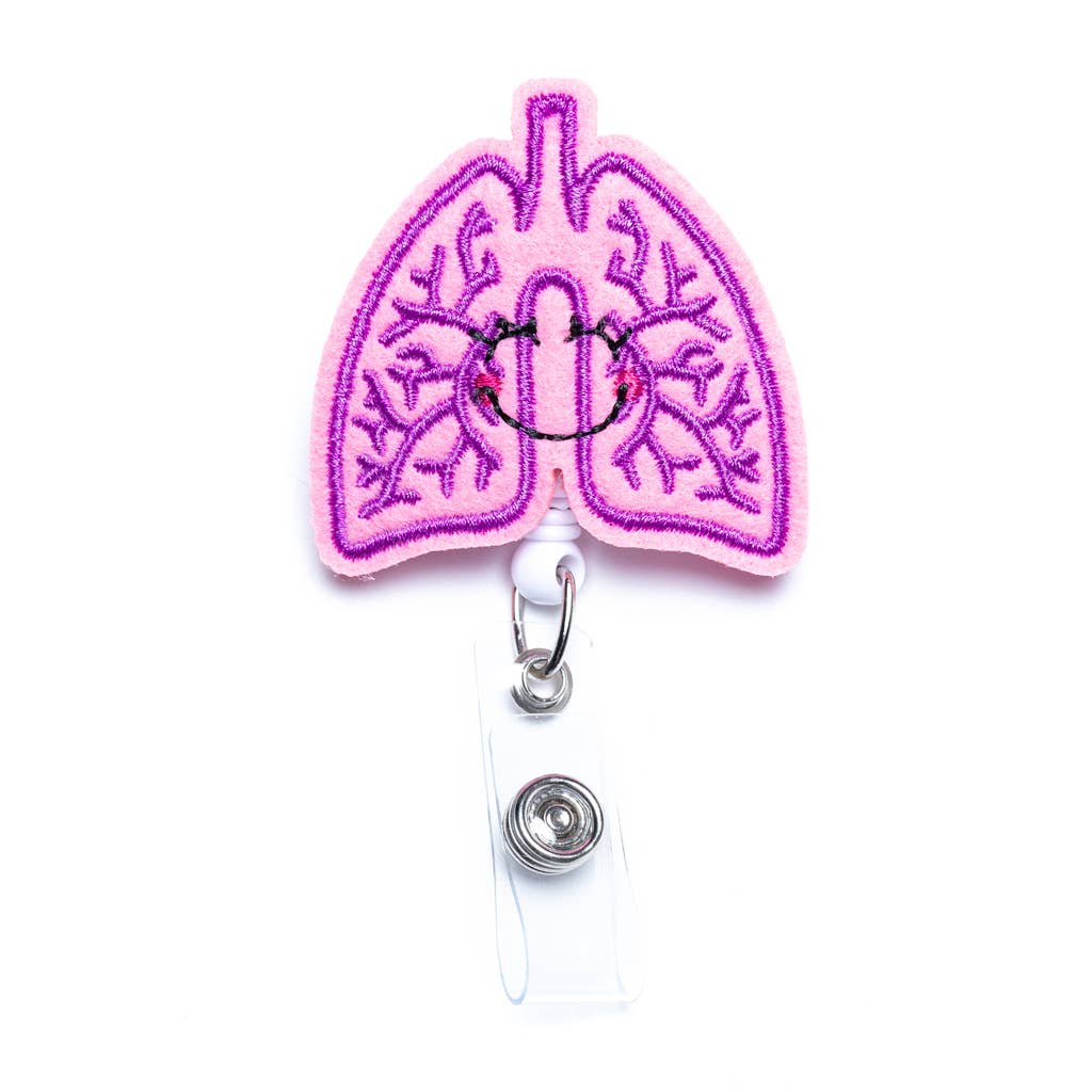 Lung | Nurse Badge Reel Holder