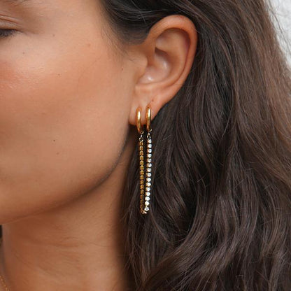 Ellie Vail Jewelry - Ramona Double Mini Hoop Earring