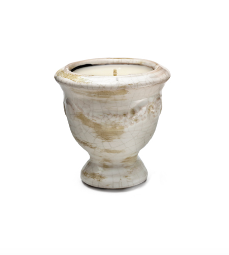 Nouvelle Candle Co. - Petite French Urn 6oz. - Cream Crackle