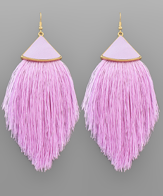 Fan & Tassel Earrings