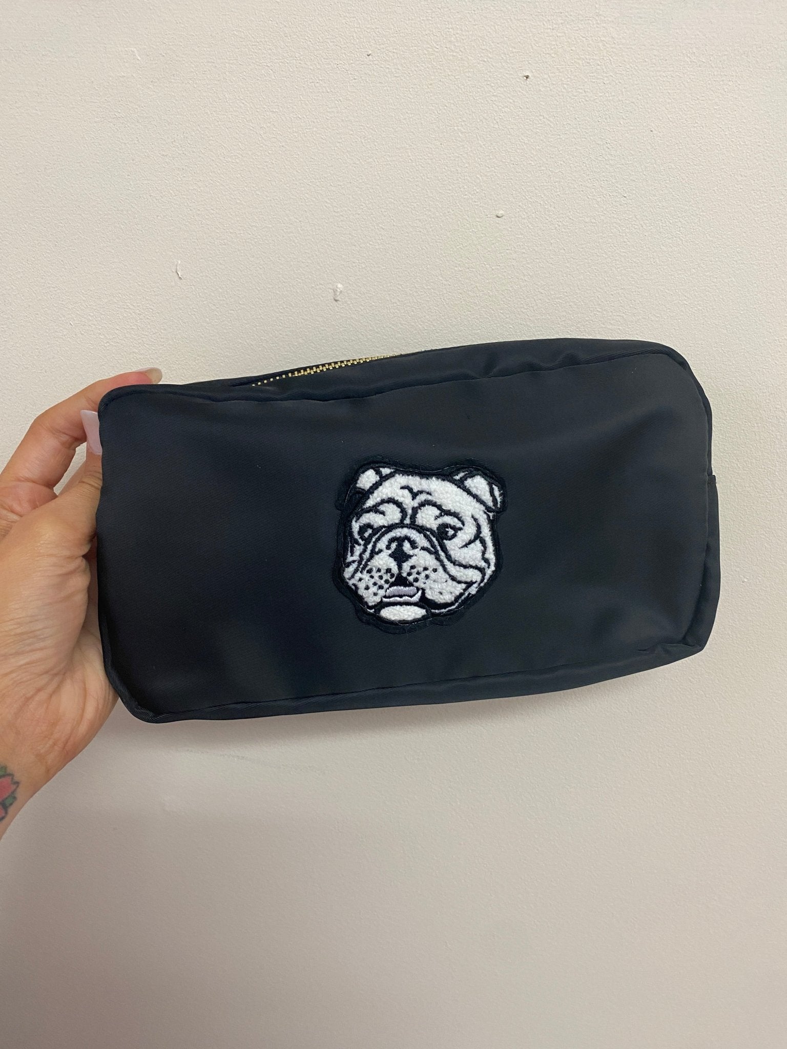 Bulldog Toiletry Bag - Black - KJ Clothier