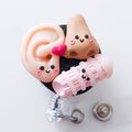 Ear Nose Throat Badge Reel, Doctor Gift, Nurse Gift - KJ Clothier