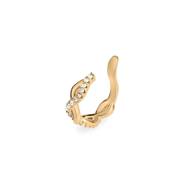 Ellie Vail - Marni Twisted Ear Cuff - Gold - KJ Clothier