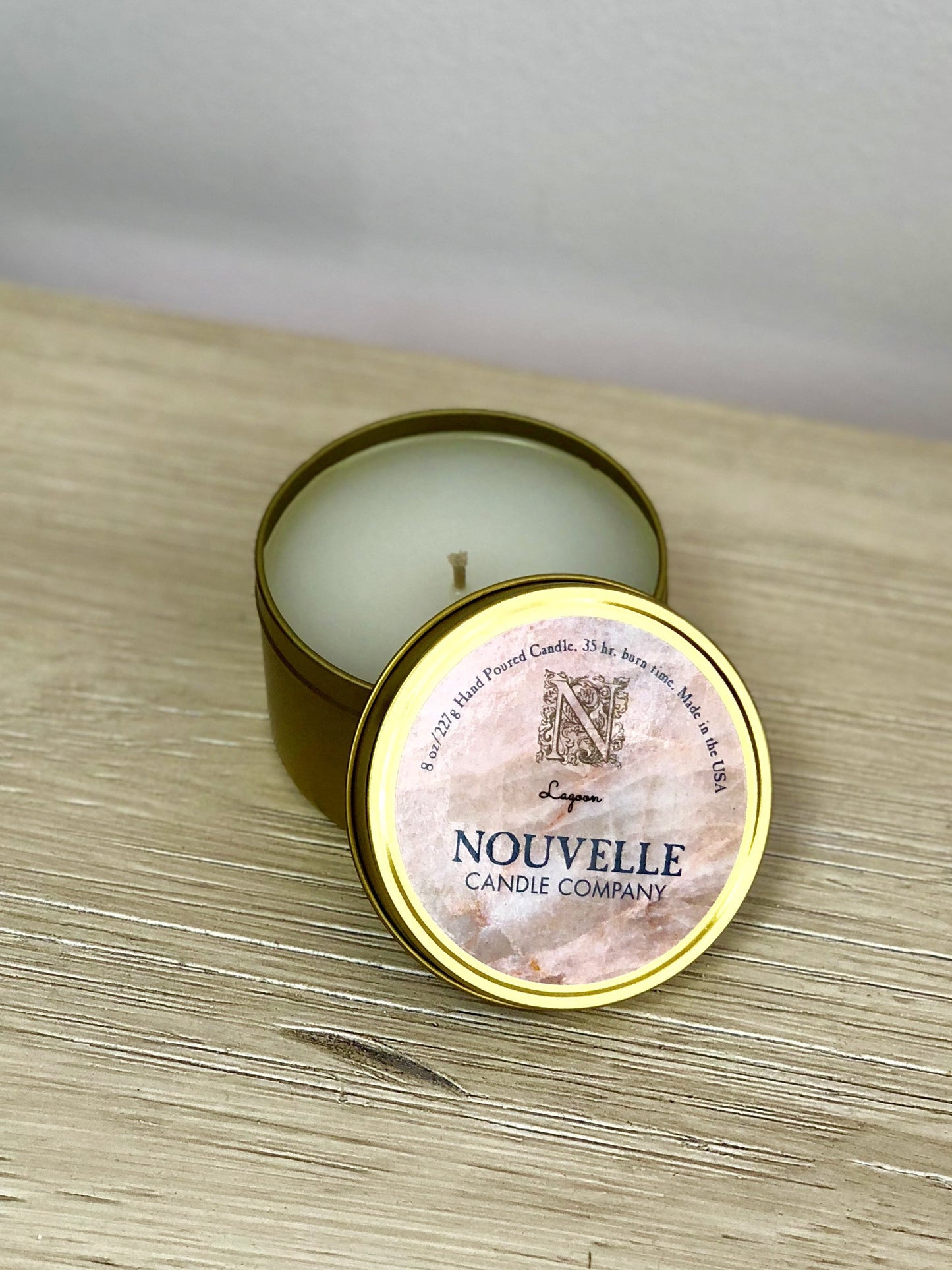 Nouvelle Candle Company - Large Tin Candle