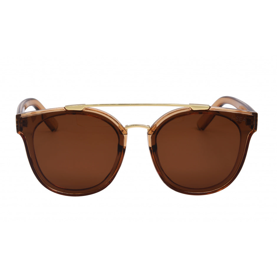 I-SEA Sunglasses - Topanga - Tan / Brown Lens