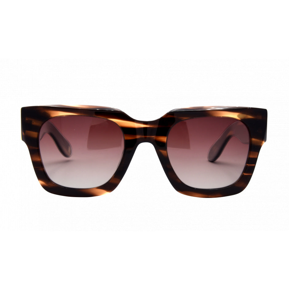 I-SEA Sunglasses - Jolene - Tiger Stripe & Brown Lens