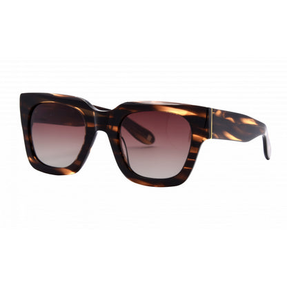 I-SEA Sunglasses - Jolene - Tiger Stripe & Brown Lens