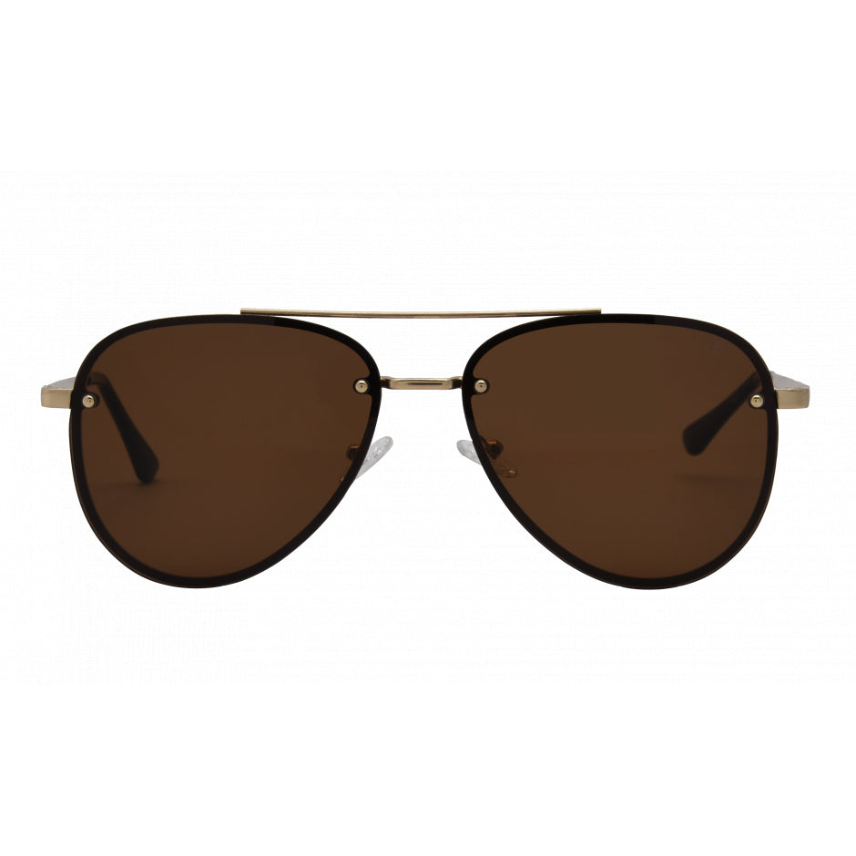I-SEA Sunglasses - River - Gold / Brown Lens