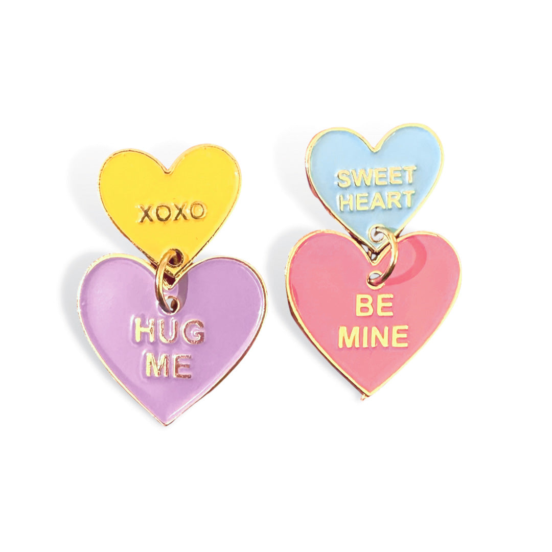 Brianna Cannon - Valentine's Conversation Hearts Earrings