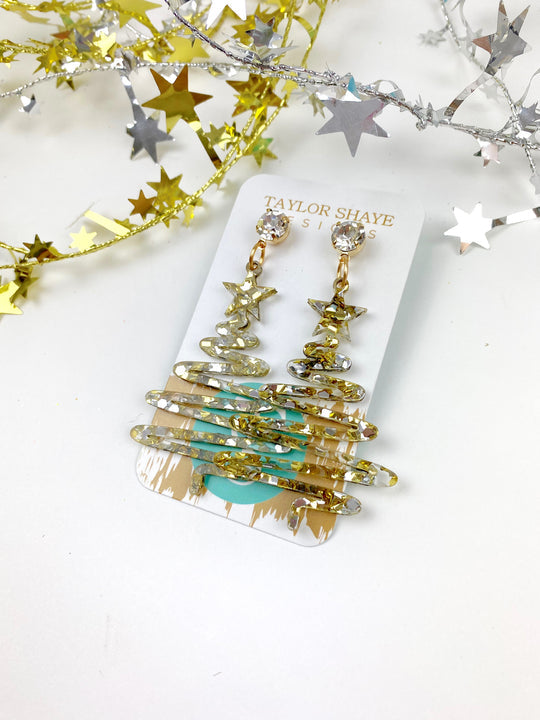 Taylor Shaye Designs - Silent Night Christmas Tree Earring