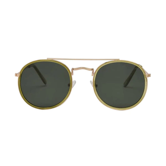 I-SEA Sunglasses - All Aboard - Moss Green Lens Polarized