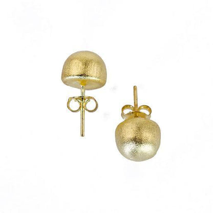 Sheila Fall - Lilou Stud Earrings - Brushed Gold