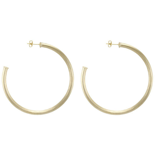 Sheila Fajl - Everybody's Favorite Hoops - Brushed Gold - KJ Clothier