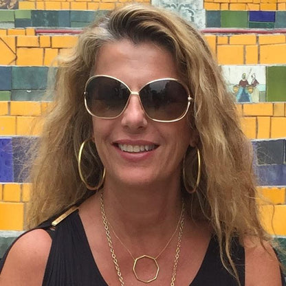 Sheila Fajl - Liana Hoop Earrings - Brushed Gold - KJ Clothier