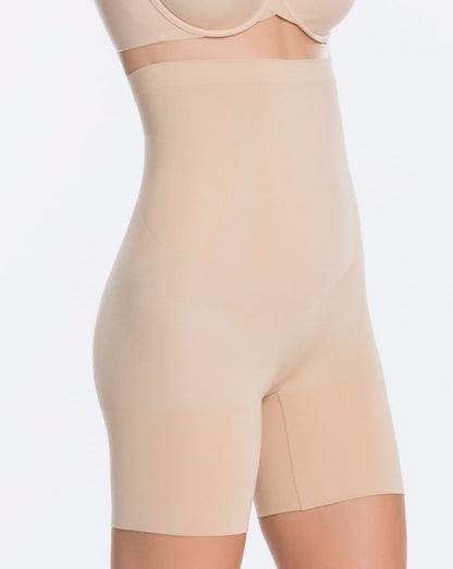 SPANX - OnCore High-Waisted Mid-Thigh Short - Soft Nude